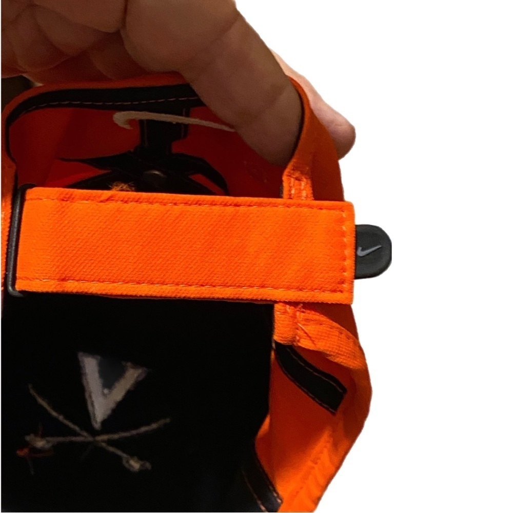 Niki Cap Virginia Cavaliers 90’s Orange Dri-fit Breathable Moisture Wick Hook - Picture 6 of 8